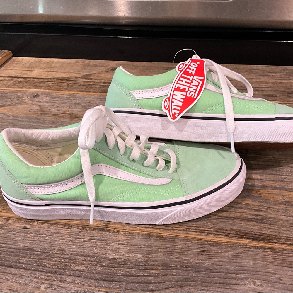 Vans Women's Mint Green Sneakers